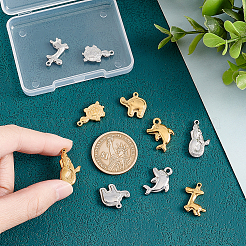 10 шт. 10 подвески из нержавеющей стали 201 для машинной полировки&nbsp;STAS-UN0040-56