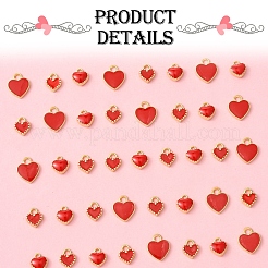 48шт 3 стиля сплава эмалевые подвески&nbsp;ENAM-FS0002-42