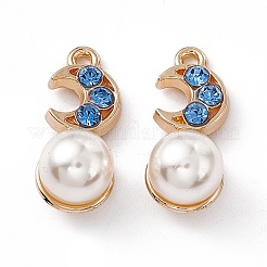 Подвески из сплава и страза&nbsp;PALLOY-P287-18G-02