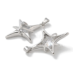 Стойки обшивки латунь микро проложить Циркон подвеску&nbsp;KK-U035-07P-02