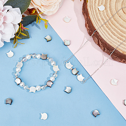 30 шт. 2 вида натуральных смешанных ракушечных бусин&nbsp;SSHEL-BBC0001-04