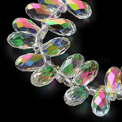 Стеклянные бусины с гальваническим покрытием &nbsp;EGLA-B006-01A-FR02