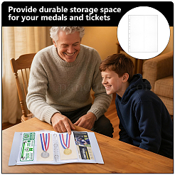 10 шт. пластиковых конвертов для фотокарточек с карманами&nbsp;DIY-WH0709-071A