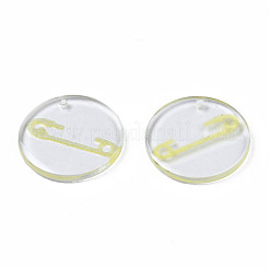 Прозрачные смоляные подвески&nbsp;RESI-N030-005C