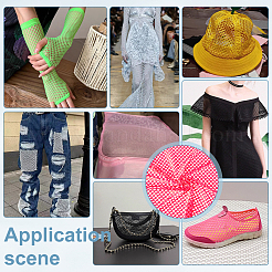 1м полиэфирной сетчатой ткани&nbsp;DIY-PH0033-78A