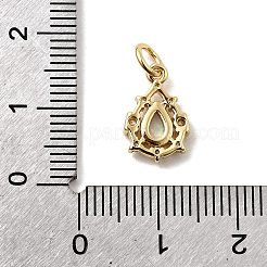 Подвески-слезинки из синтетического опала&nbsp;X-KK-H089-04A-01