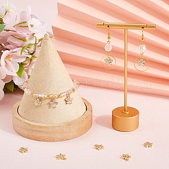 10 шт. экологически чистые подвески из латуни с микропаве из прозрачного кубического циркония&nbsp;KK-BBC0015-93