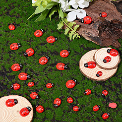 100шт 3 стиля непрозрачные кабошоны из смолы&nbsp;CRES-SC0003-24