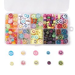 290 шт. непрозрачные и прозрачные акриловые бусины&nbsp;MACR-FP0001-10