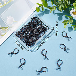 50 шт. фурнитура для сережек из нержавеющей стали 304&nbsp;STAS-BBC0001-51EB