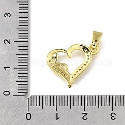 Латунные микро проложить кубического циркония подвески&nbsp;KK-Z102-16G