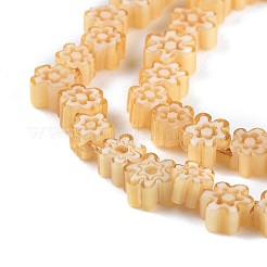 Ручной работы стеклянная бусина тысячецветник нитей&nbsp;LAMP-J035-4mm