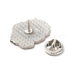 Эмалированная булавка с латунными защелками-бабочками&nbsp;JEWB-A006-06H