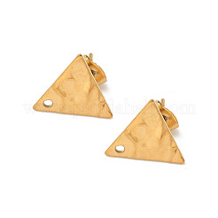 Фурнитура для сережек-гвоздиков из нержавеющей стали 304&nbsp;STAS-V015-31C-G