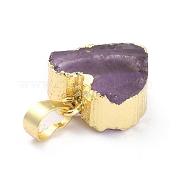 Подвески из натурального аметиста &nbsp;G-B012-13G-01