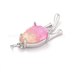 Экологически чистая латунь со стеклянными подвесками&nbsp;KK-K268-11