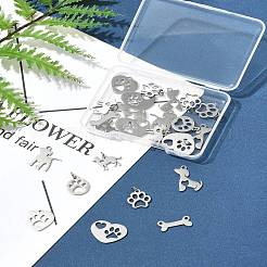 24 шт. 8 стиля подвески из нержавеющей стали 304/201&nbsp;STAS-FS0002-04