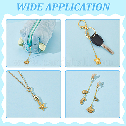 5 шт. латунная и сплавная подвеска для бикини&nbsp;HJEW-GA00064