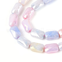 Антикоррозийные гальванические стеклянные бусины&nbsp;X-GLAA-T025-29F