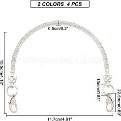 4шт 2-х цветная железная ручка для сумки&nbsp;FIND-FH0001-96