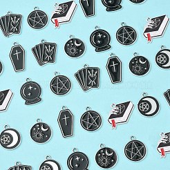 35шт 7 стиля подвески из сплава с эмалью&nbsp;ENAM-CJ0004-67