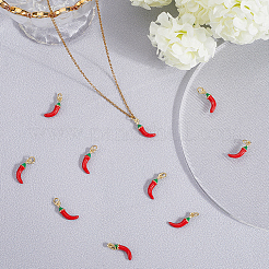 Кулоны с эмалью из латуни&nbsp;KK-BBC0019-48B