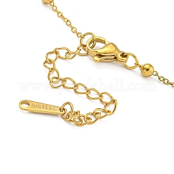 Латунные ожерелья с подвесками в виде бантов&nbsp;NJEW-B115-01G-01