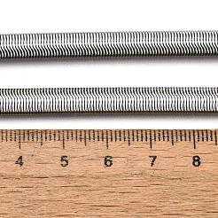 Не тускнеющие цепочки из нержавеющей стали 304 с рисунком «елочка»&nbsp;X-NJEW-G340-03P