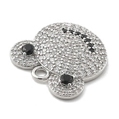 Латунные микро проложить кубического циркония подвески&nbsp;KK-L228-15P