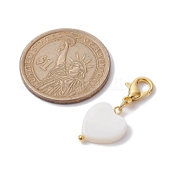 Натуральные подвески из пресноводных ракушек&nbsp;HJEW-JM01582-02