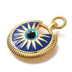 Латунь эмаль подвески&nbsp;KK-U055-12G-02