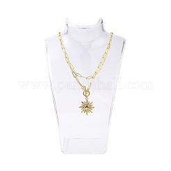 Колье из органического стекла и серьги&nbsp;NDIS-E006-2C