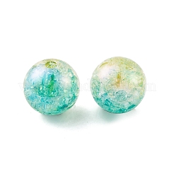 Радужные переливающиеся акриловые бусины с УФ-покрытием&nbsp;PACR-C009-02C