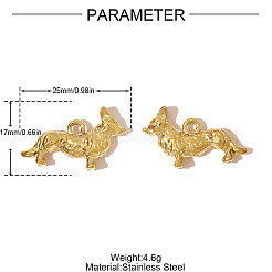 Подвески из нержавеющей стали 304&nbsp;STAS-OY007-40G