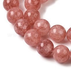 Бусины из натурального белого нефрита&nbsp;G-H348-10mm-09