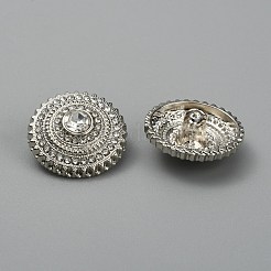 Пуговица из сплава с 1 отверстием&nbsp;DIY-WH0366-90P