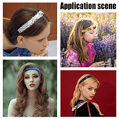 6шт. повязки на голову из пряжи и резинки&nbsp;OHAR-DJ0001-01B