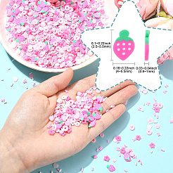 200 г бусины из полимерной глины ручной работы&nbsp;CLAY-CJ0001-97