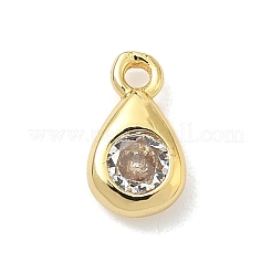 Латунные микро проложить кубического циркония подвески&nbsp;KK-G548-20G