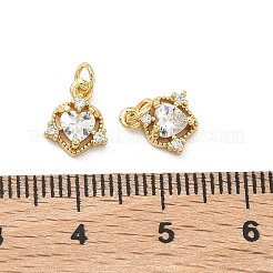 Латунные микро проложить кубического циркония подвески&nbsp;KK-A291-09G-04