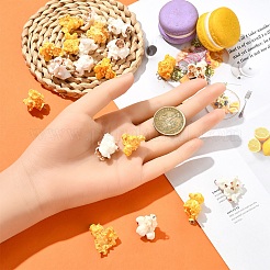 5 шт. подвески из непрозрачной смолы в виде попкорна&nbsp;RESI-YW0004-91A