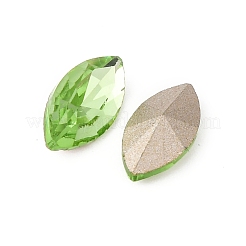 Заостренные заднее стекло горный хрусталь кабошоны&nbsp;RGLA-T083-5x10mm-20