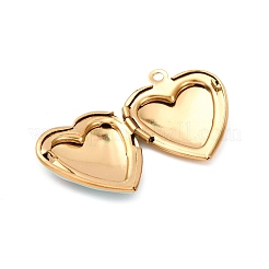 Подвески-медальоны в форме сердца из нержавеющей стали 304&nbsp;STAS-Z168-02G-04