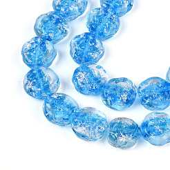 Бусы лэмпворк ручной работы&nbsp;LAMP-N028-04C