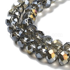 Стеклянные бусины с гальваническим покрытием &nbsp;EGLA-A034-T2mm-B19