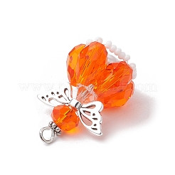 Граненые подвески стекла&nbsp;PALLOY-MZ00583-07