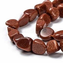 Синтетические голдстоуновские бисер пряди&nbsp;G-G018-14B