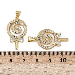 Латунные микро проложить кубического циркония подвески&nbsp;KK-I358-044G