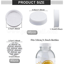 48 комплект сменных крышек для пластиковых бутылок&nbsp;AJEW-BC0003-32