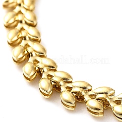 Ионное покрытие(ip) 304 нержавеющая сталь cobs цепочка браслет&nbsp;BJEW-G684-01G